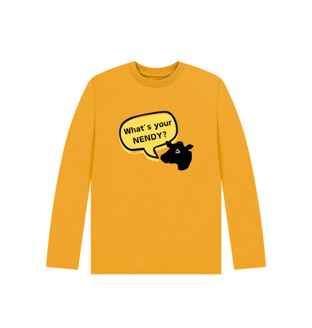 Mustard What's your NENDY? - Children's long sleeved tee