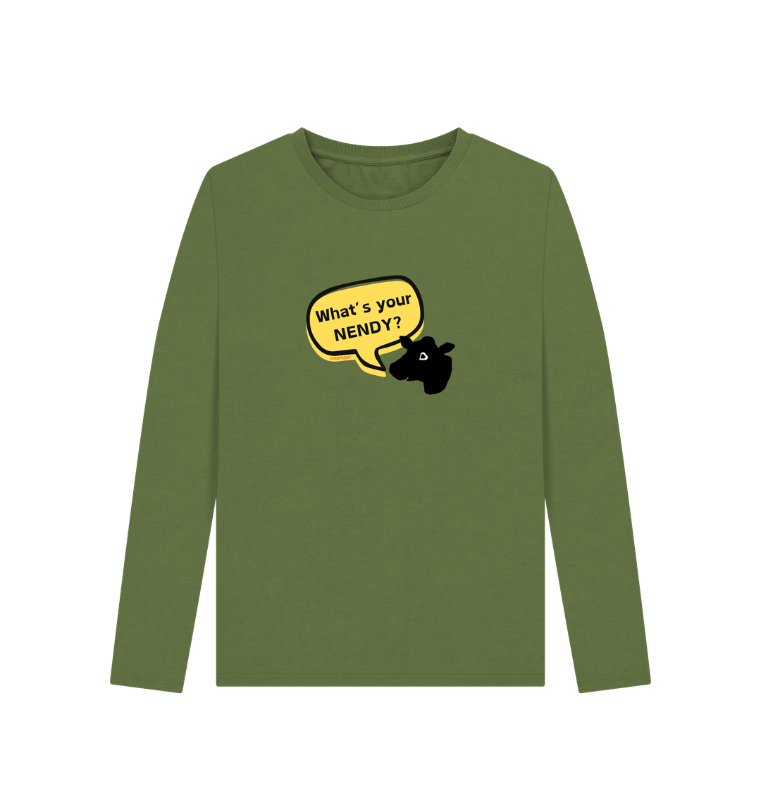 Khaki What's your NENDY? - Women's long sleeved tee