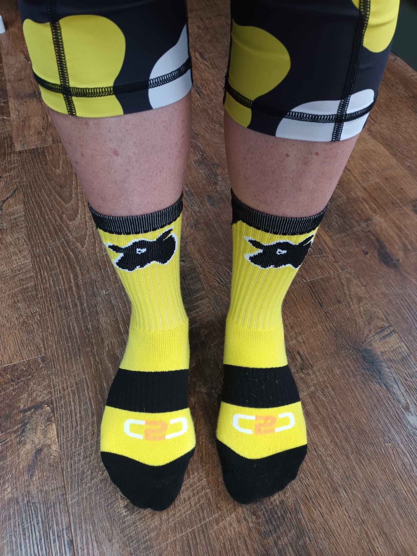 Moov-faster Cow Socks