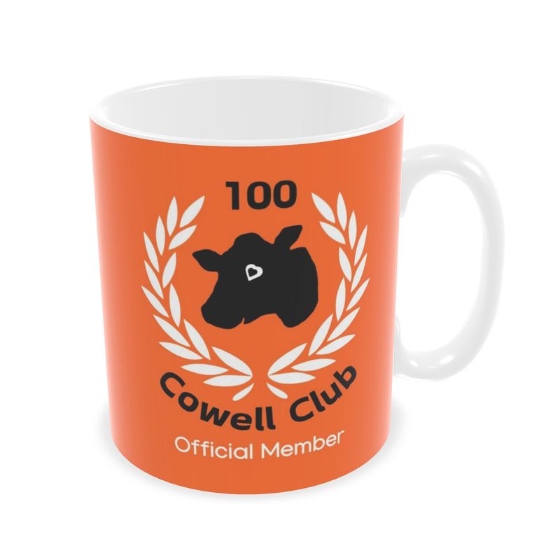 Cowell Club Official 100 Trophy Mug