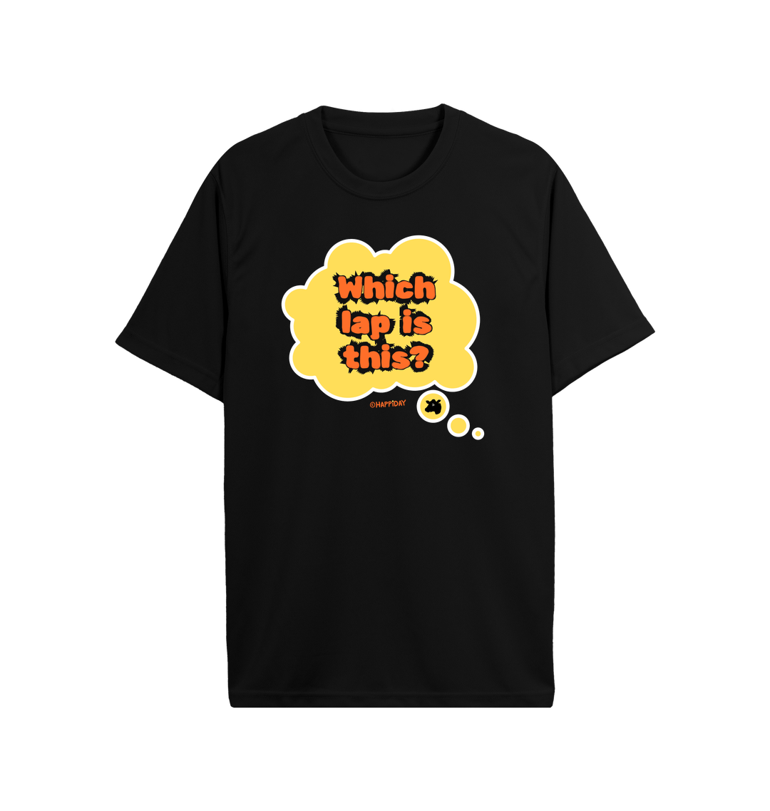 Jet Black Printed T-shirt Front