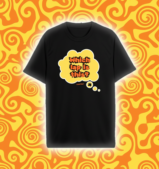 Which Lap is This? (black unisex active tee)
