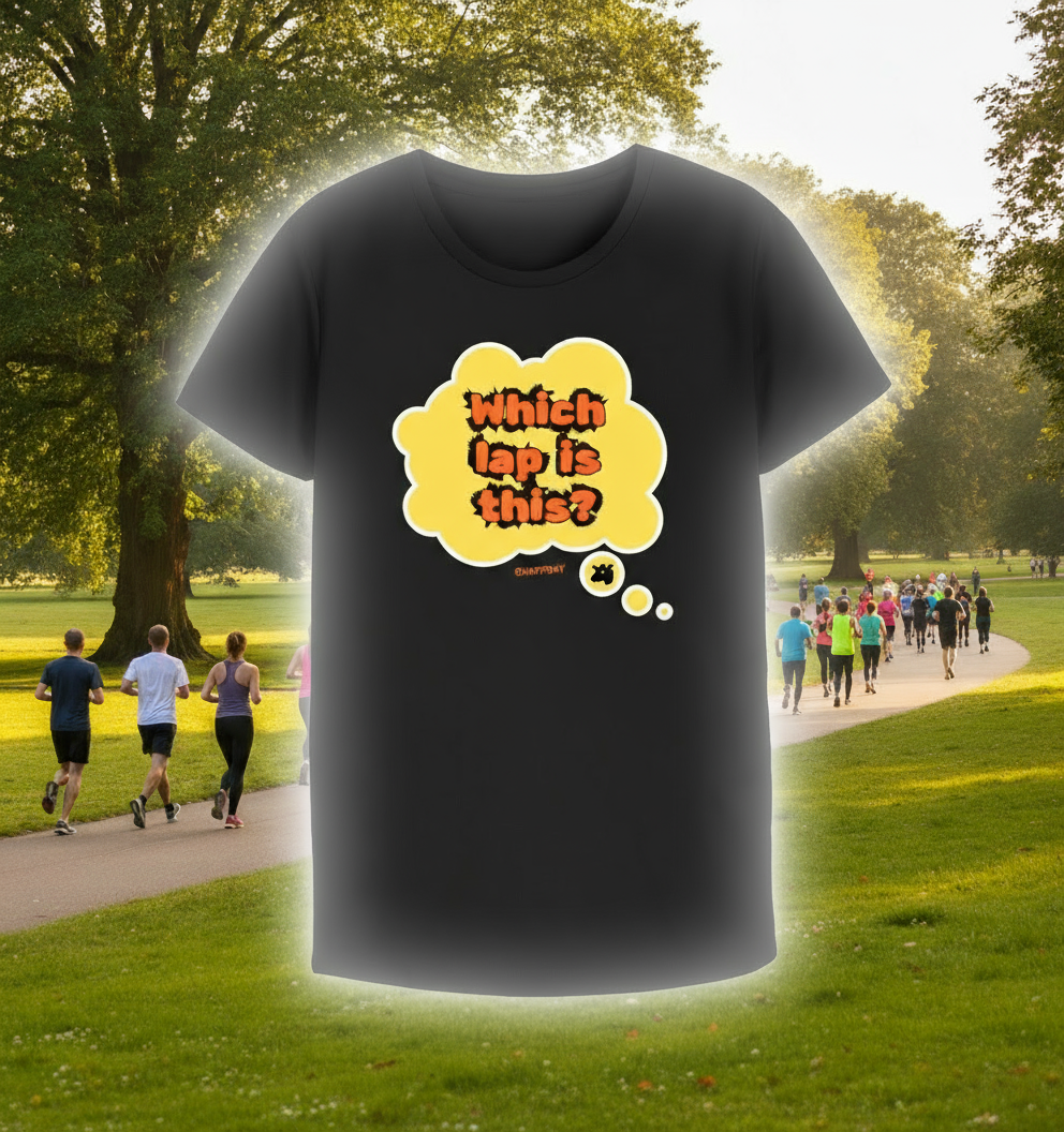 Which Lap is This? (women's sizing active tee/black)