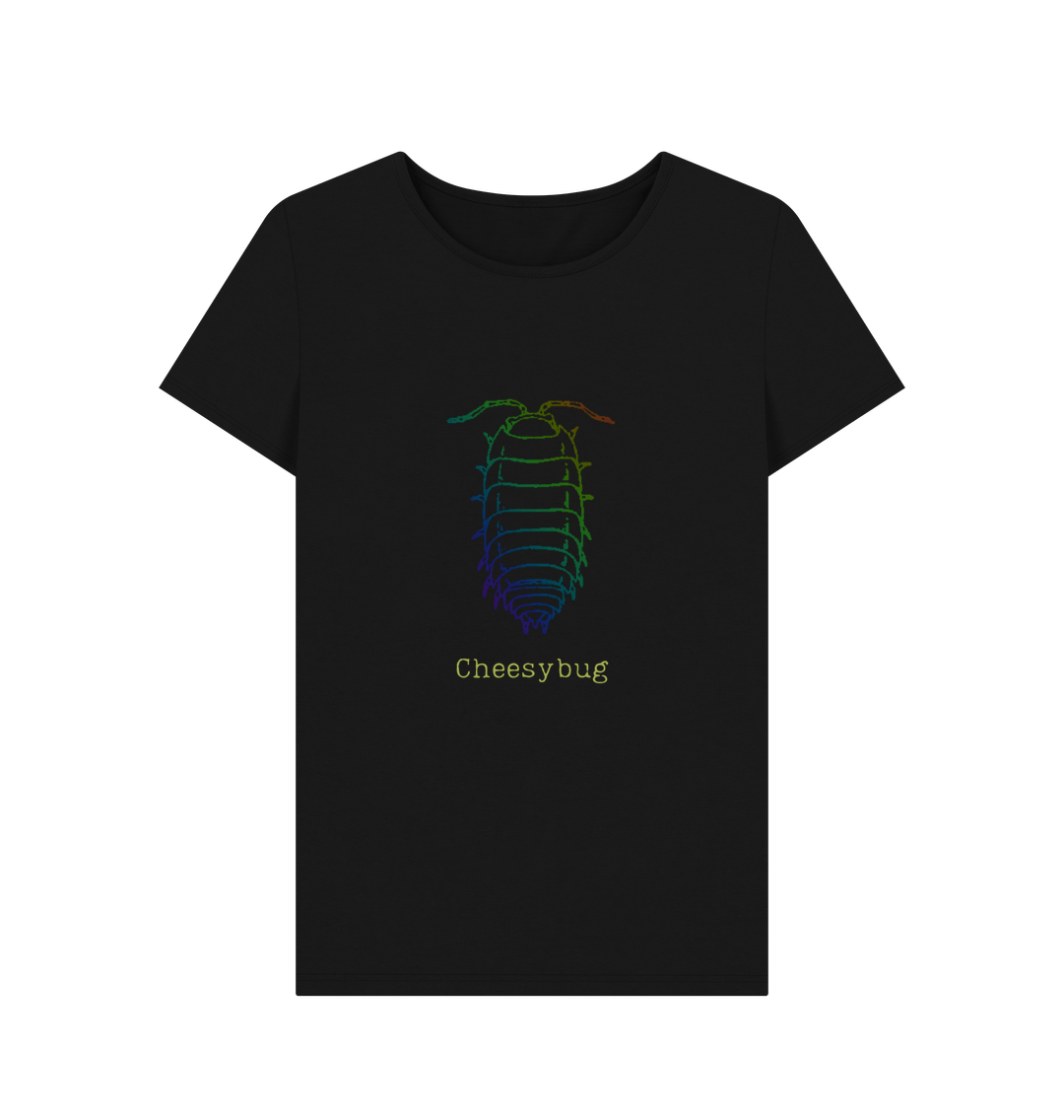 Black Printed T-shirt Front