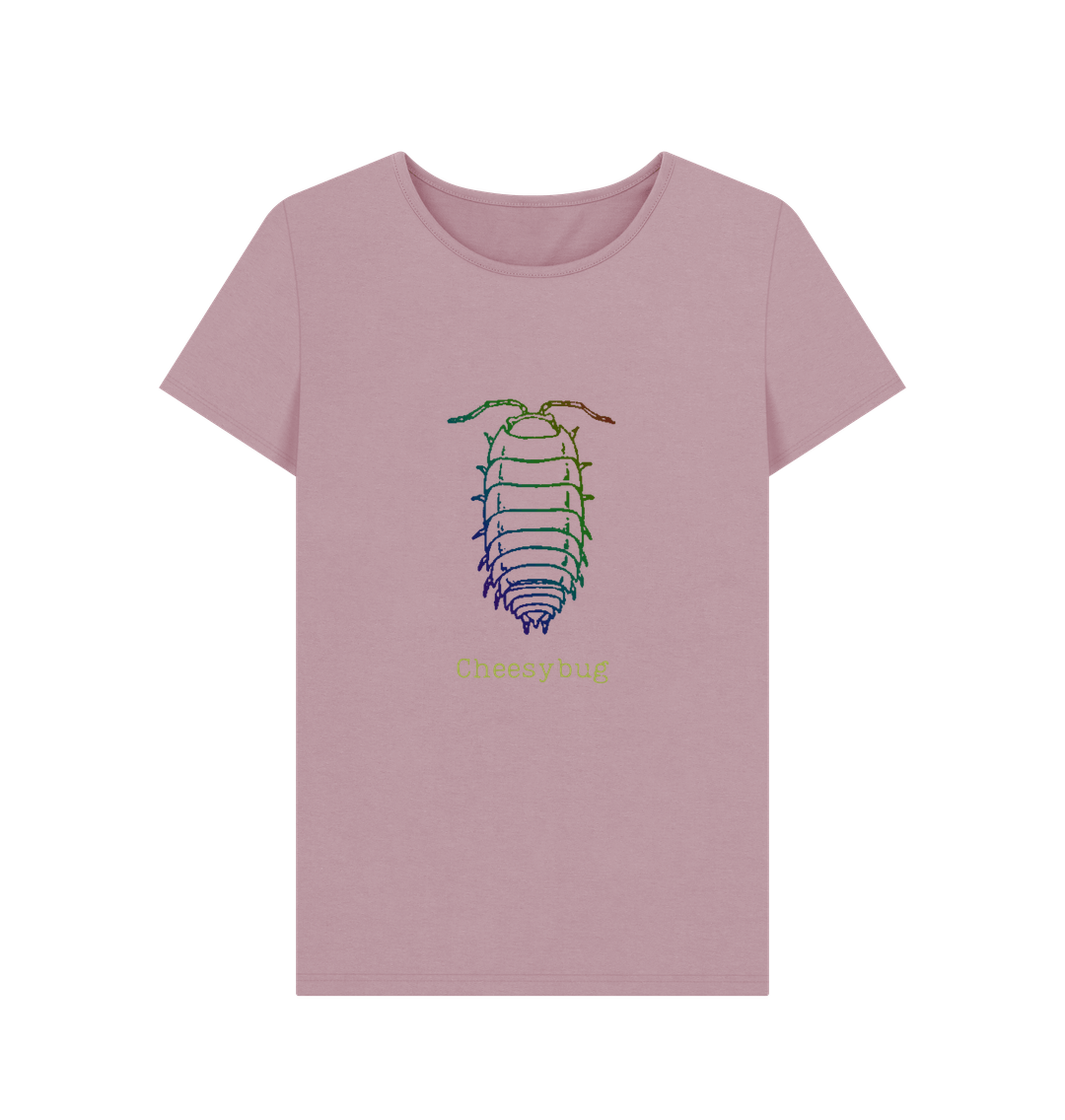 Mauve Cheesybug crew neck tee